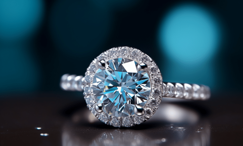 Celebrities wearing round cut diamond engagement rings