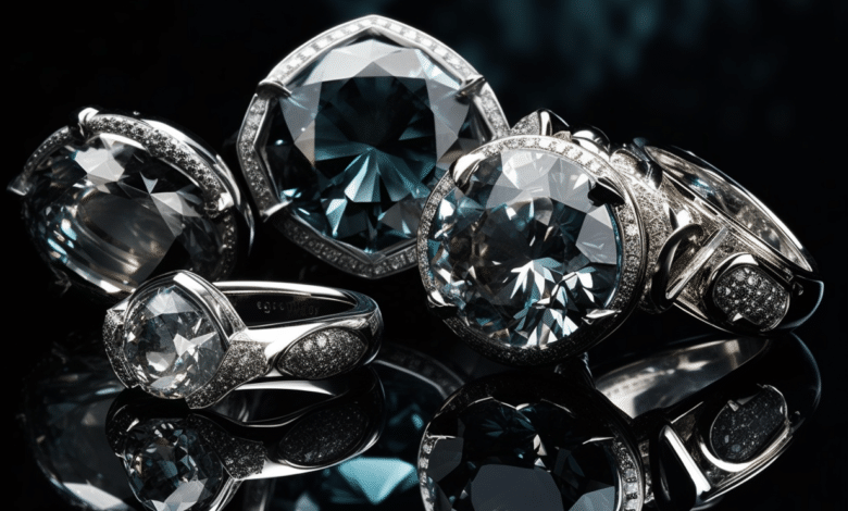 Luxury jewelry store with modern and traditional pieces