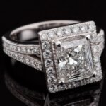 How does the size of a princess cut diamond compare to other shapes