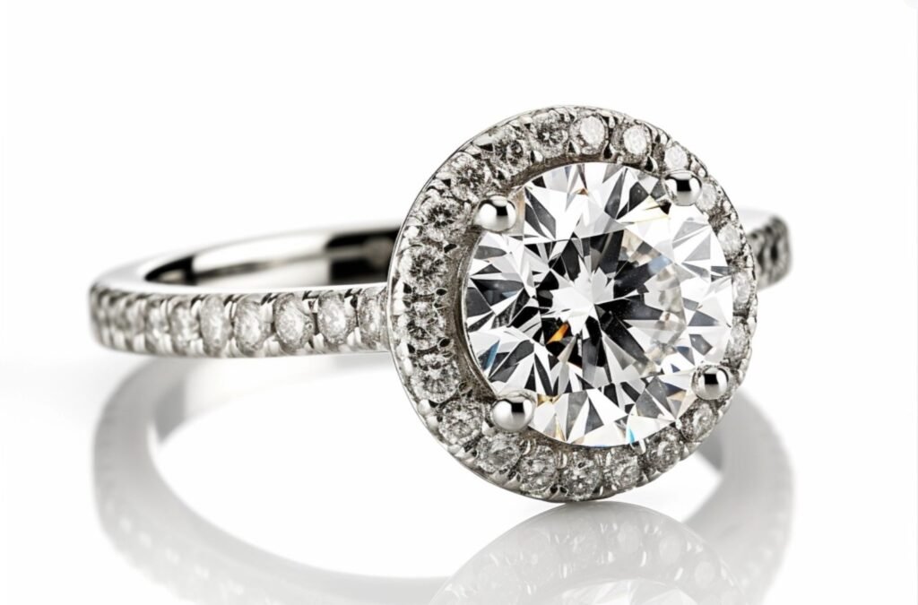 Ideal Halo Ring Diamond
