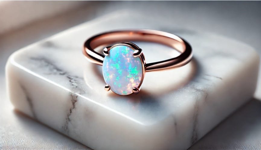 Opal Engagement Ring Designs