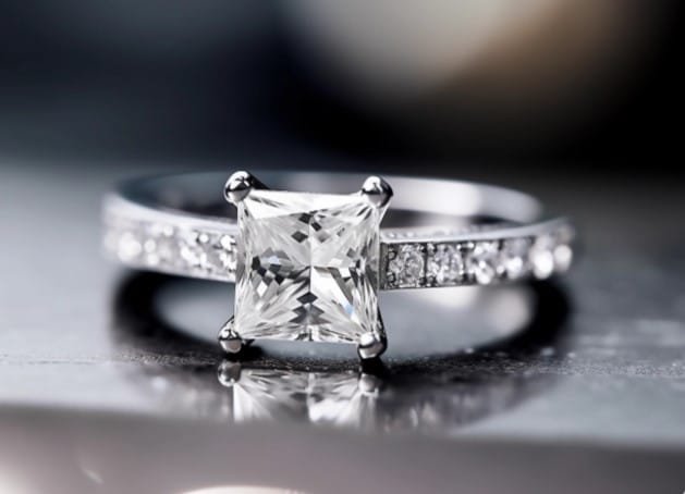 Princess Cut Diamond Settings