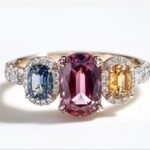 What is the significance of Meghan Markle's three-stone engagement ring