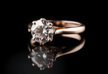 Couple surprised with a solitaire engagement ring