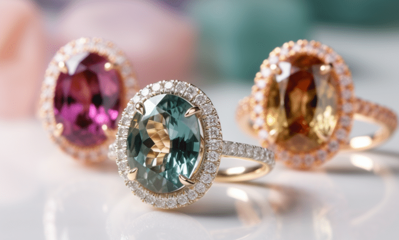 Birthstone ring cleaning and storage