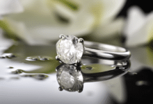 Lab-grown diamond wedding ring