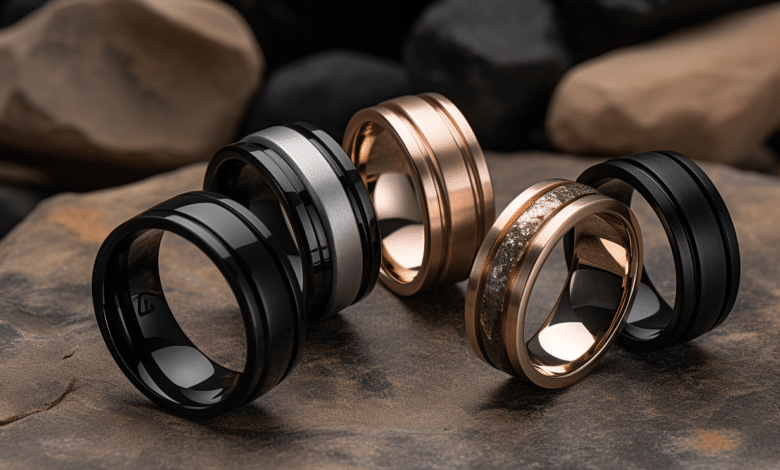 Affordable and durable alternative metal wedding rings