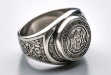 A person using a laser engraver to engrave a ring