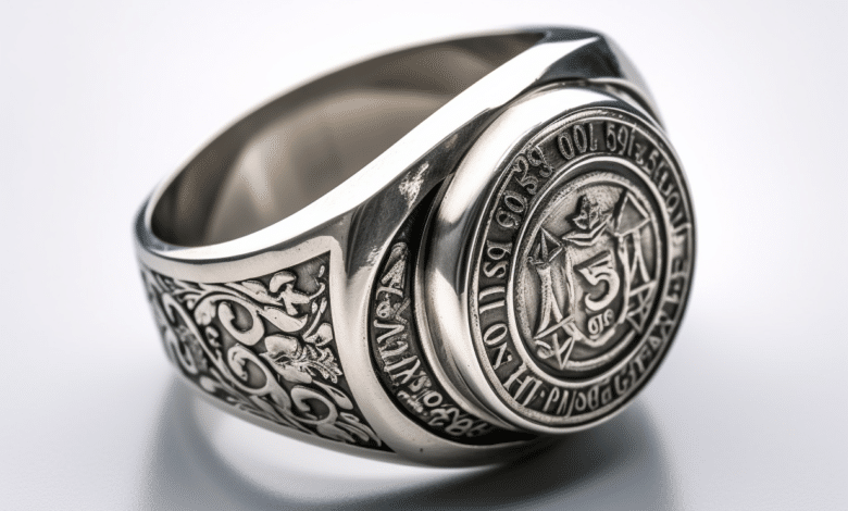 A person using a laser engraver to engrave a ring