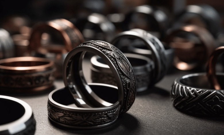 Men's silicone ring for active lifestyle
