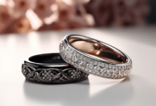 Photo of a woman wearing a comfortable and durable engagement ring