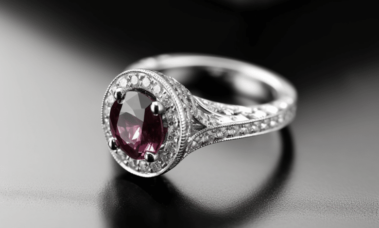 Custom-designed ring with personalized details