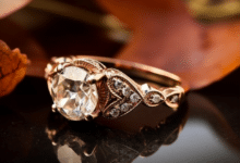 Customized vintage engagement ring with antique design