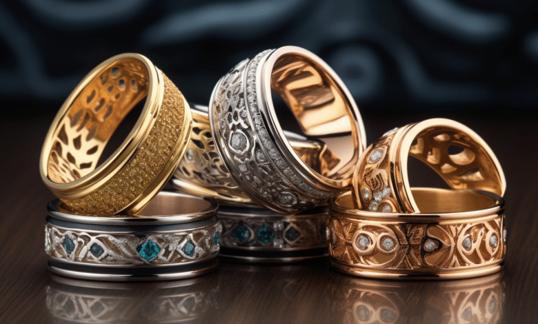 Investment ring with precious stones
