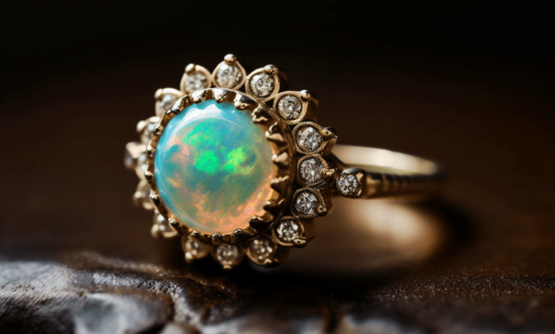 Opal Engagement Ring Designs