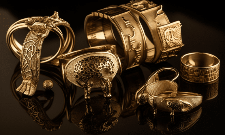African artisan crafting traditional jewelry