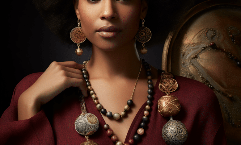 Diverse jewelry designs and multicultural trends