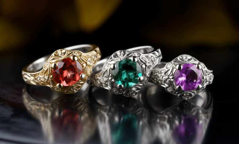 Affordable birthstone engagement ring designs