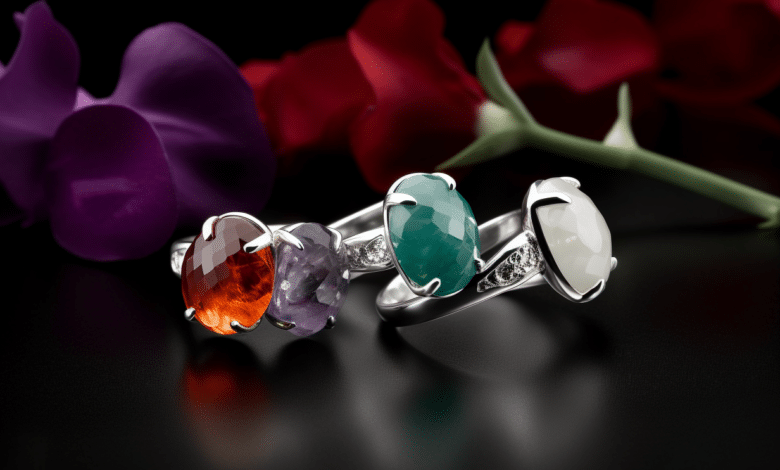 Gemstone rings for pregnancy protection
