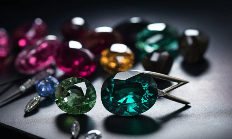Lab-grown and natural gemstone comparison