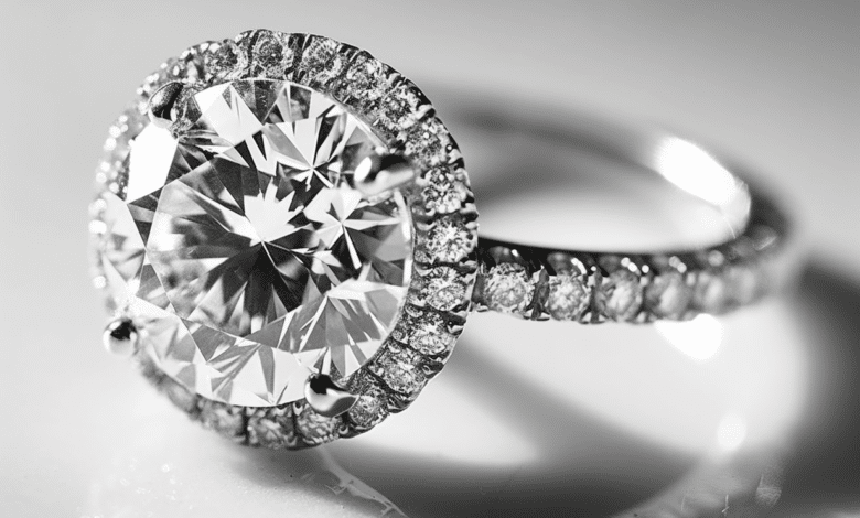 Custom engagement ring with various shank styles