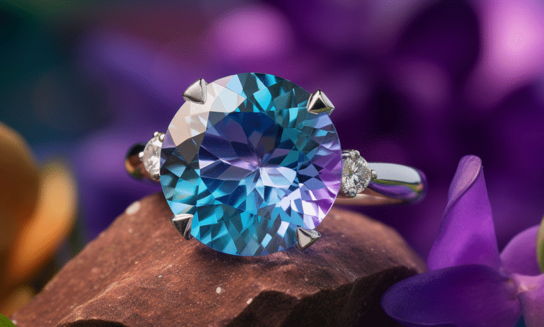 Rare gemstones in engagement rings