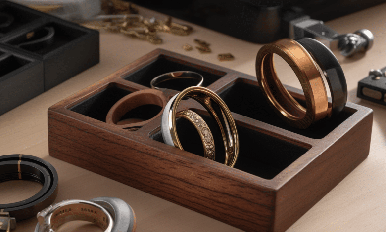 Smart jewelry storage and modern ring designs