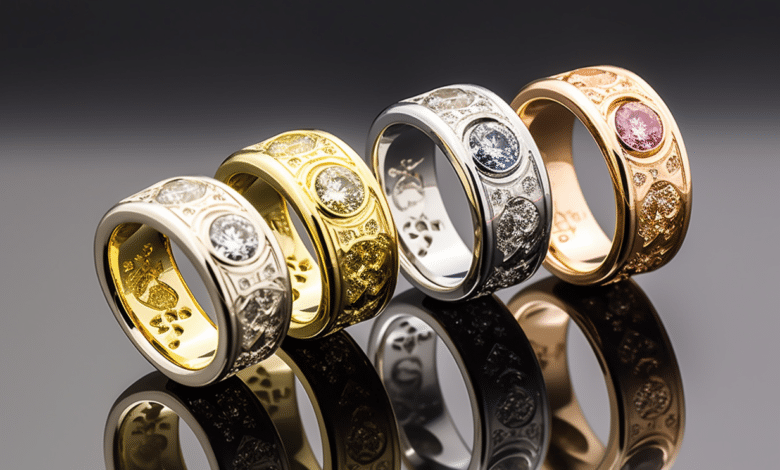 Photo of an antique ring with documentation