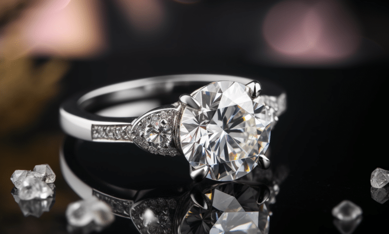 Custom engagement ring with comfort fit and personalized inner band
