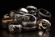 Stylish men's rings for various finger types