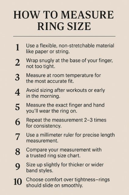 How to Measure Ring Size