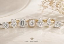 Luxury diamond engagement rings with round, oval, emerald, cushion, pear, marquise and princess cut diamonds