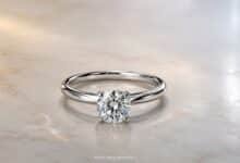 Diamond color grade guide with colorless and near-colorless diamonds, metal choice, sparkle, and engagement ring buying advice