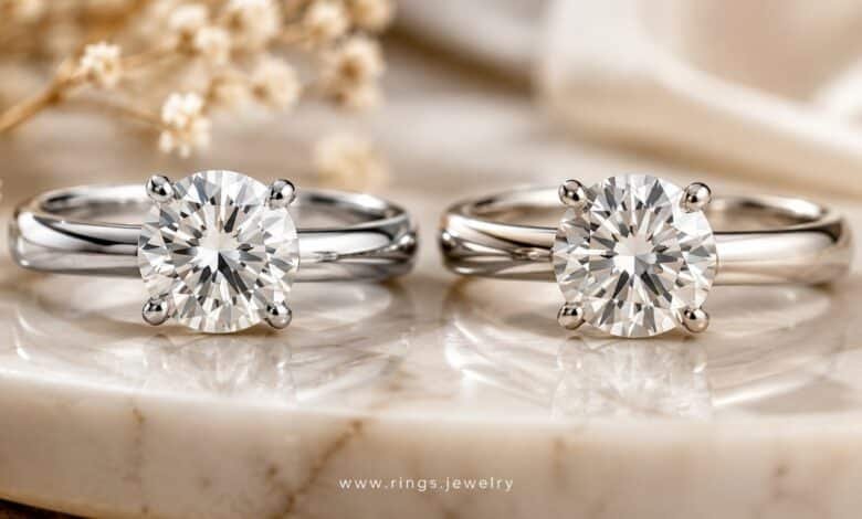 Platinum vs White Gold Engagement Rings: Which Metal Is Better? 59 Platinum and white gold engagement rings compared for diamond brilliance durability color maintenance and long term wear