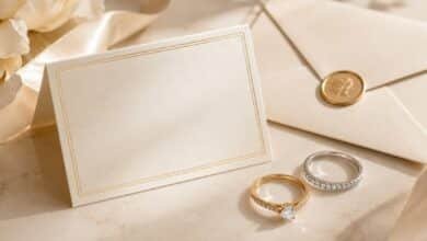 What to write in a ring gift card with elegant rings, refined jewelry stationery, meaningful card message inspiration, romantic ring note ideas, and thoughtful gift wording