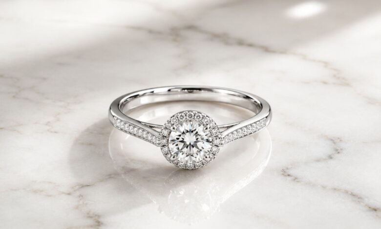 White gold ring care guide with rhodium plating, yellowing, cleaning, and everyday jewelry maintenance